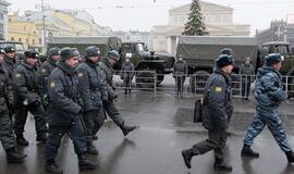 Protestuotojus Maskvoje pasitiko policija, jų padaugėjo iki 25 tūkst.