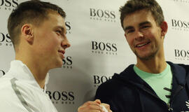 Ričardas Berankis ir Laurynas Grigelis kovos dėl 10 tūkst litų čekio