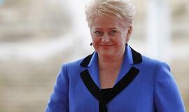 Dalia Grybauskaitė ragina šiemet nepamiršti minimalios algos didinimo