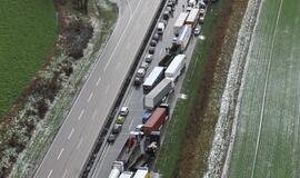 Masinė autoavarija Vokietijoje