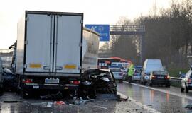 Masinė autoavarija Vokietijoje