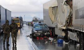 Masinė autoavarija Vokietijoje