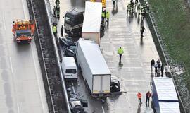 Masinė autoavarija Vokietijoje