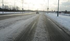 Žiema į darbą pašaukė kelių valytojus