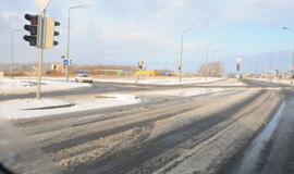 Žiema į darbą pašaukė kelių valytojus