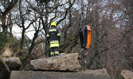 Smiltynėje iškeltas po betono blokais žuvęs žmogus