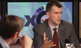 Rusijos milijardierius Michailas Prochorovas tikisi kovoti su Putinu antrajame rinkimų rate