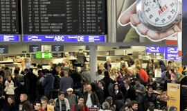 Dėl streiko atšaukta 200 skrydžių iš Frankfurto oro uosto