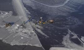 Nekasdieniai vaizdai iš pasieniečių sraigtasparnio