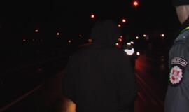 Girtas kariškis sukėlė avariją