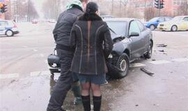 Per susidūrimą išsiskleidė 4 oro pagalvės