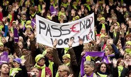 50 tūkst. Olandijos mokytojų protestavo prieš "apkarpymus" švietimo sistemai
