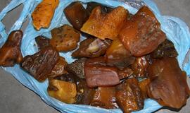 Juodkrantiškis per sieną vežė 41 kg gintaro