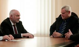 Meras su Valentinu Mazuroniu aptarė SDG terminalo statybas