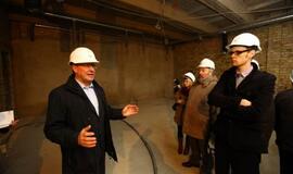 Teatro rūmus apžiūrėjo būrys klaipėdiečių