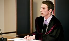 Moksleiviai įsijautė į teismo procesą