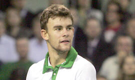 Tenisininkas Laurynas Grigelis Didžiojoje Britanijoje nepateko į dvejetų varžybų pusfinalį