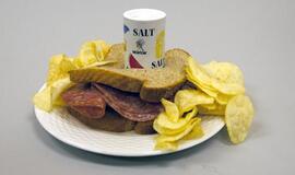 Kiek druskos yra mūsų vartojamuose produktuose?