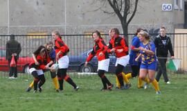 Klaipėdoje varžosi penkios moterų regbio komandos