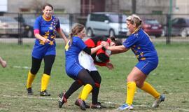Klaipėdoje varžosi penkios moterų regbio komandos