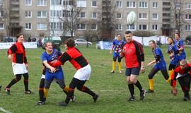 Klaipėdoje varžosi penkios moterų regbio komandos