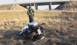 Pareigūno treniruotė baigėsi griovyje