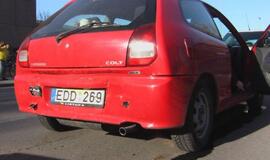 Triguboje avarijoje - sužeista keleivė