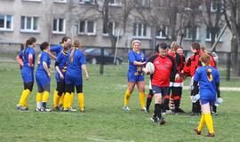 Klaipėdoje varžosi penkios moterų regbio komandos