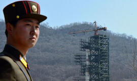 Šiaurės Korėjos raketa subyrėjo ore