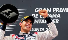 "Formulės-1" varžybose - pirmoji venesueliečio P. Maldonado pergalė