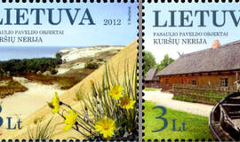 Kuršių nerija - naujuose pašto ženkluose