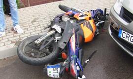 Motociklo avarija Gargžduose