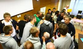 Lietuvos krepšininkai renkasi į pirmą stovyklą