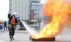 Ugniagesiai pakvietė miestiečius švęsti kartu