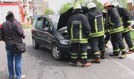 Avarija Minijos ir Kalnupės gatvių sankryžoje