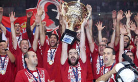 Graikijos čempionate triumfavo "Olympiacos" su Martynu Gecevičiumi