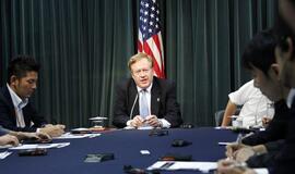 JAV kol kas neketina teikti Šiaurės Korėjai pagalbos maisto produktais