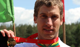 Lietuvos dviračių čempionato grupinių lenktynių nugalėtojas - Gediminas Bagdonas