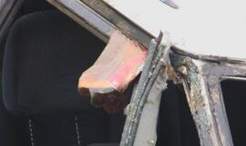 Po avarijos neblaivus ekipažas atsidūrė ligoninėje