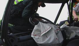 Po avarijos neblaivus ekipažas atsidūrė ligoninėje