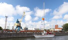 "Lietuva" išpaukia į didžiųjų burlaivių regatą