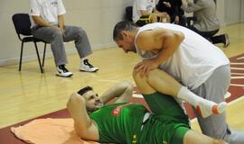 Lietuvos krepšinio rinktinės treniruotė Klaipėdoje