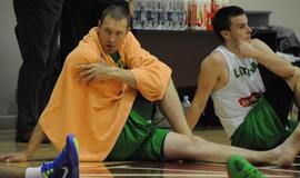 Lietuvos krepšinio rinktinės treniruotė Klaipėdoje