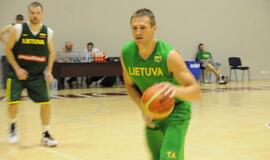 Lietuvos krepšinio rinktinės treniruotė Klaipėdoje