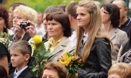 Klaipėdos universitete atidengta skulptūra "Polėkis"