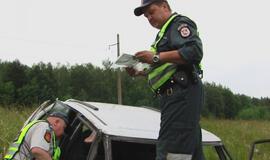 Po avarijos neblaivus ekipažas atsidūrė ligoninėje