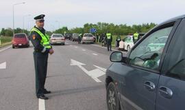 Policijos rytmetinis reidas neblaiviems vairuotojams sučiupti
