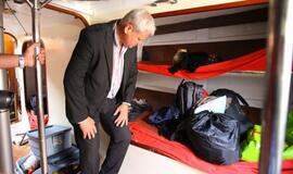 "Lietuva" išpaukia į didžiųjų burlaivių regatą