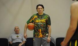 Lietuvos krepšinio rinktinės treniruotė Klaipėdoje