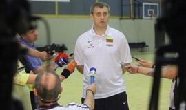 Lietuvos rinktinės krepšininkų treniruotė Klaipėdoje